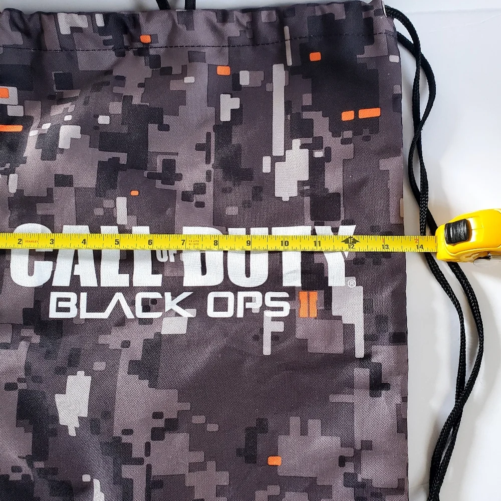Black Ops Camouflage Drawstring Backpack